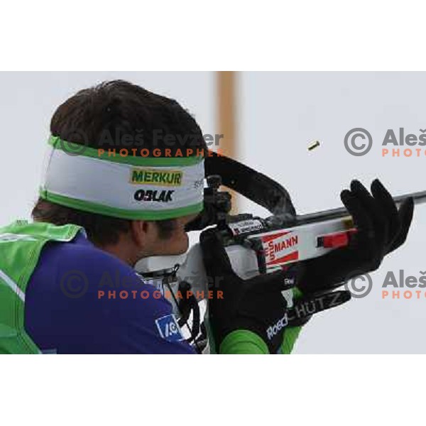 Vasja Rupnik during official training, E-on Ruhrgas Biatlon World Cup, 16.12.2009, Pokljuka, Slovenija 