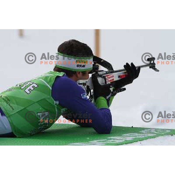 Vasja Rupnik during official training, E-on Ruhrgas Biatlon World Cup, 16.12.2009, Pokljuka, Slovenija 