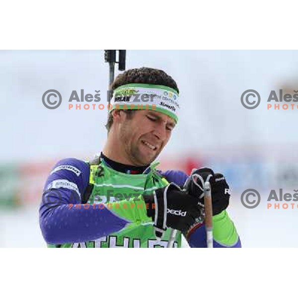 Vasja Rupnik during official training, E-on Ruhrgas Biatlon World Cup, 16.12.2009, Pokljuka, Slovenija 