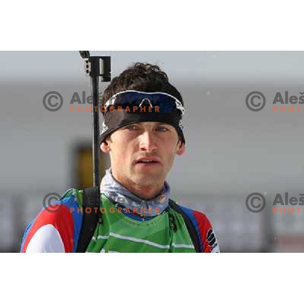 Jakov Fak during official training, E-on Ruhrgas Biatlon World Cup, 16.12.2009, Pokljuka, Slovenija 