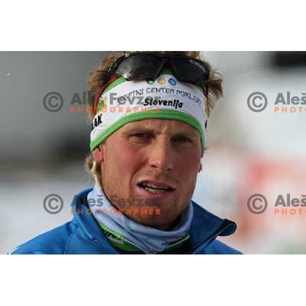 Klemen Bauer during official training, E-on Ruhrgas Biatlon World Cup, 16.12.2009, Pokljuka, Slovenija 