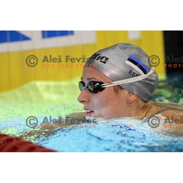 Triin Aljand (EST) during swimming competition Ilirija Challenge in Tivoli pool, Ljubljana, Slovenia 16.12.2009 