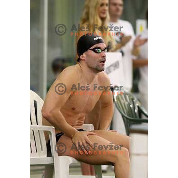 Peter Mankoc (SLO) during swimming competition Ilirija Challenge in Tivoli pool, Ljubljana, Slovenia 16.12.2009 