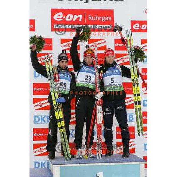 in action during E-on Ruhrgas IBU Biatlon World Cup, men 20km individual, 17.12.2009, Pokljuka, Slovenia 