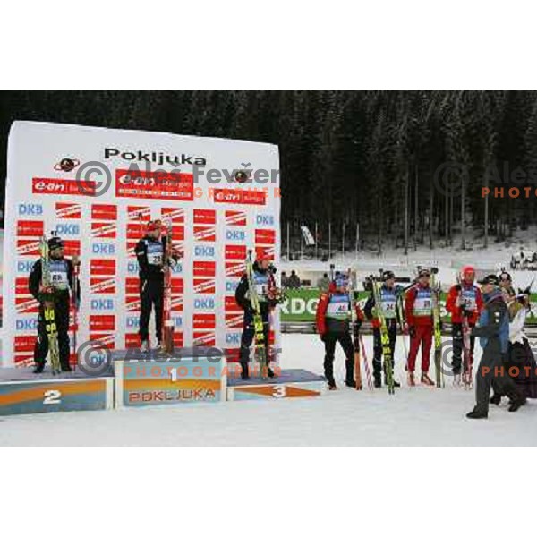 in action during E-on Ruhrgas IBU Biatlon World Cup, men 20km individual, 17.12.2009, Pokljuka, Slovenia 