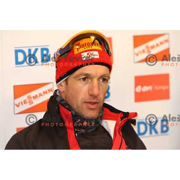Christoph Sumann in action during E-on Ruhrgas IBU Biatlon World Cup, men 20km individual, 17.12.2009, Pokljuka, Slovenia 