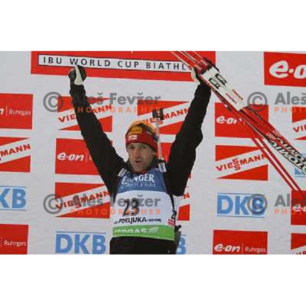 Christoph Sumann in action during E-on Ruhrgas IBU Biatlon World Cup, men 20km individual, 17.12.2009, Pokljuka, Slovenia 