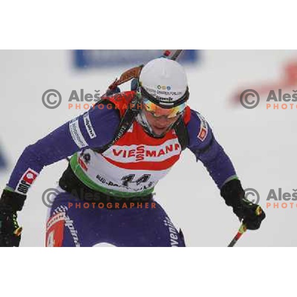 in action during E-on Ruhrgas IBU Biathlon world cup, 7.5km women sprint, 19.12.2009, Pokljuka, Slovenia 