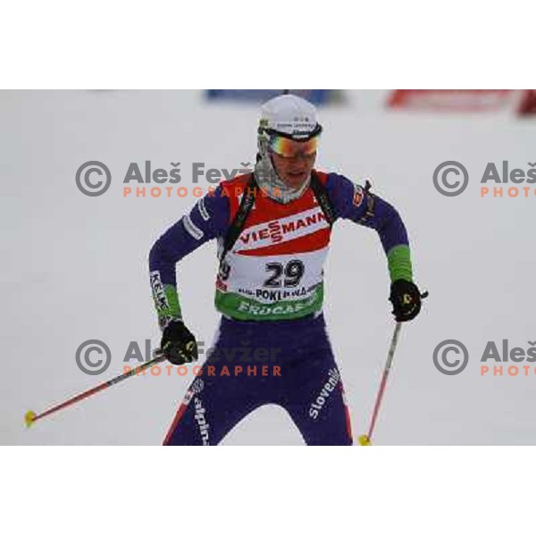 in action during E-on Ruhrgas IBU Biathlon world cup, 7.5km women sprint, 19.12.2009, Pokljuka, Slovenia 