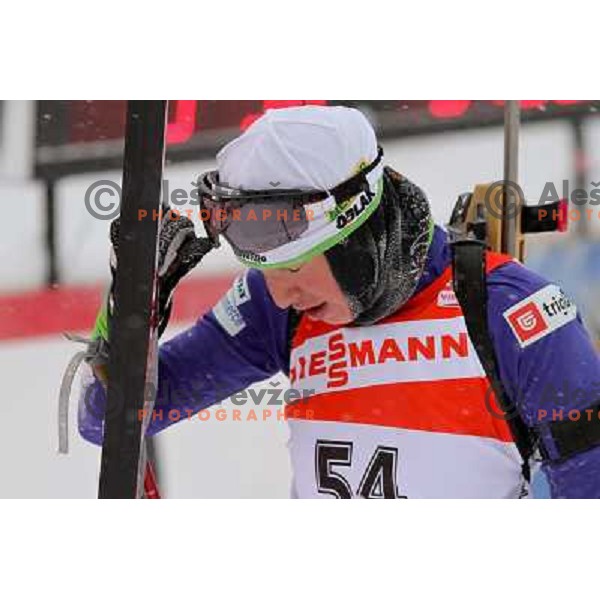 in action during E-on Ruhrgas IBU Biathlon world cup, 7.5km women sprint, 19.12.2009, Pokljuka, Slovenia 