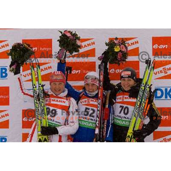 in action during E-on Ruhrgas IBU Biathlon world cup, 7.5km women sprint, 19.12.2009, Pokljuka, Slovenia 