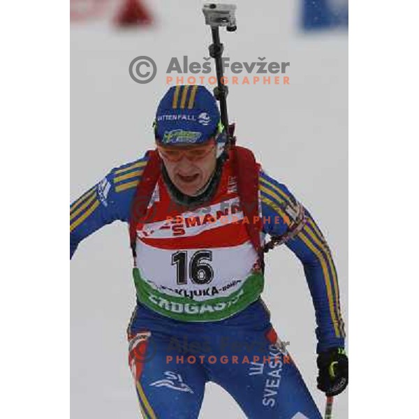 in action during E-on Ruhrgas IBU Biathlon world cup, 7.5km women sprint, 19.12.2009, Pokljuka, Slovenia 