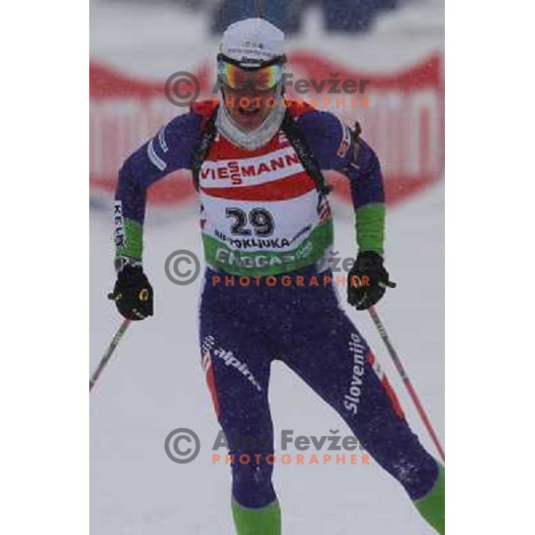 in action during E-on Ruhrgas IBU Biathlon world cup, 7.5km women sprint, 19.12.2009, Pokljuka, Slovenia 
