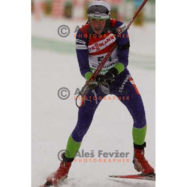 in action during E-on Ruhrgas IBU Biathlon world cup, 7.5km women sprint, 19.12.2009, Pokljuka, Slovenia 