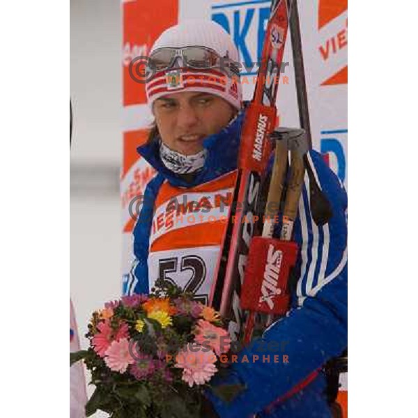 in action during E-on Ruhrgas IBU Biathlon world cup, 7.5km women sprint, 19.12.2009, Pokljuka, Slovenia 