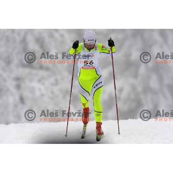 Cebasek at the Sprint of the Cross-Country FIS World Cup, Rogla, Slovenia, 19.12.2009, 