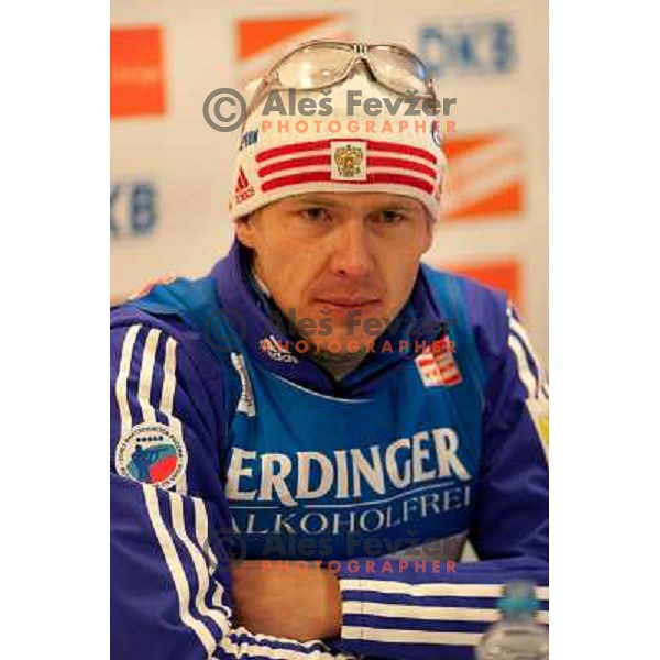Ivan Tcherezov in action during E-on Ruhrgas IBU Biathlon world cup, 10km men sprint, 19.12.2009, Pokljuka, Slovenia 