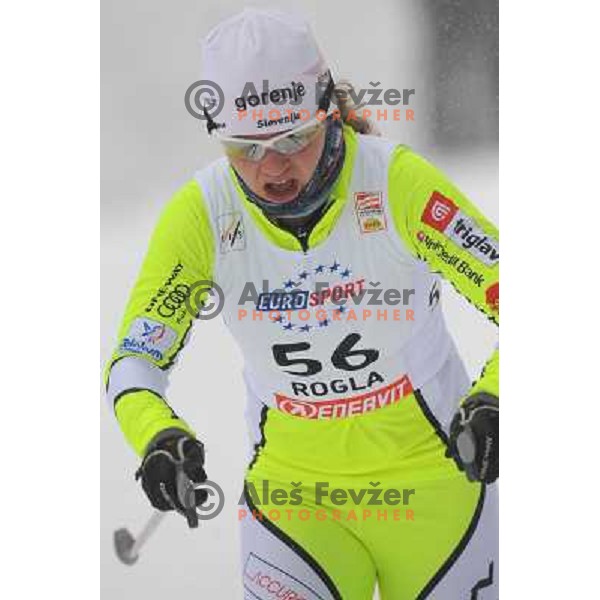 Cebasek at the Sprint of the Cross-Country FIS World Cup, Rogla, Slovenia, 19.12.2009, 