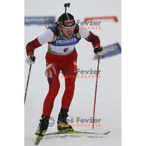 in action during E-on Ruhrgas IBU Biathlon world cup, 10km men sprint, 19.12.2009, Pokljuka, Slovenia 