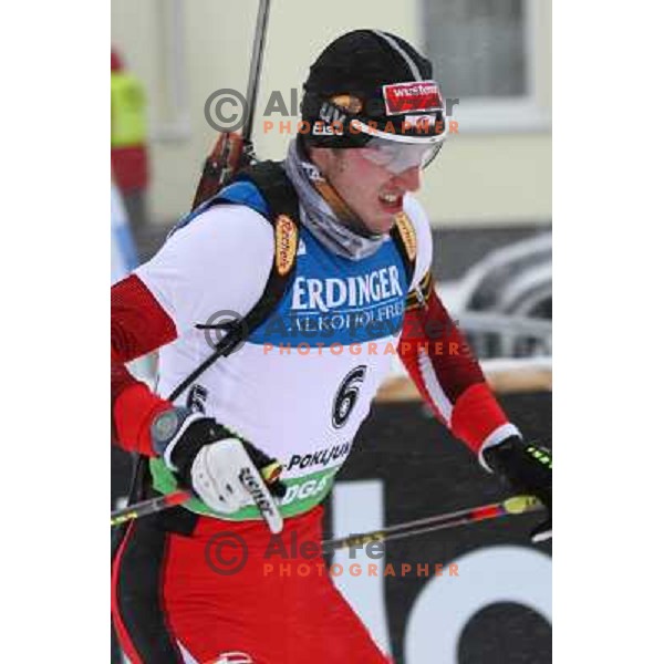 in action during E-on Ruhrgas IBU Biathlon world cup, 10km men sprint, 19.12.2009, Pokljuka, Slovenia 