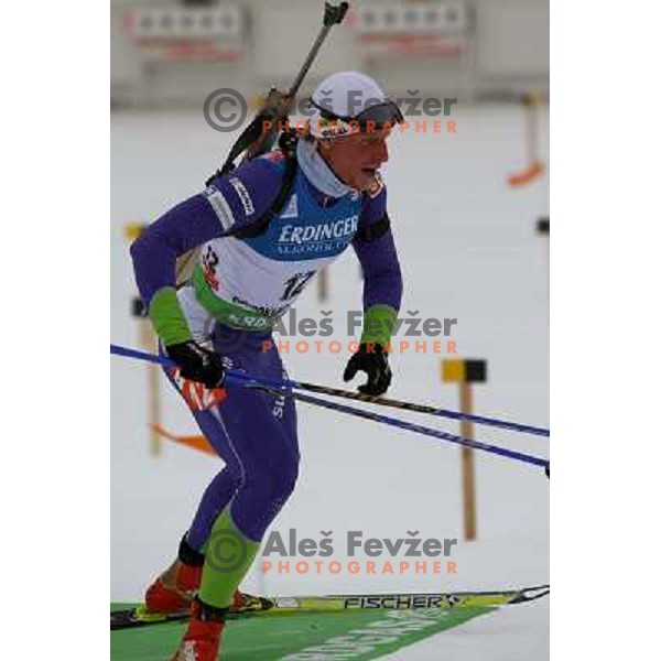 in action during E-on Ruhrgas IBU Biathlon world cup, 10km men sprint, 19.12.2009, Pokljuka, Slovenia 