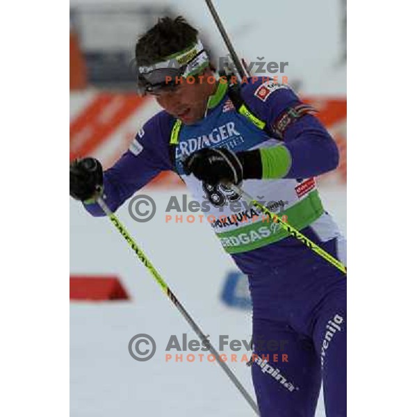 in action during E-on Ruhrgas IBU Biathlon world cup, 10km men sprint, 19.12.2009, Pokljuka, Slovenia 