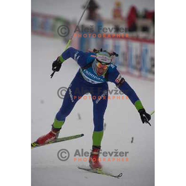 in action during E-on Ruhrgas IBU Biathlon world cup, 10km men sprint, 19.12.2009, Pokljuka, Slovenia 