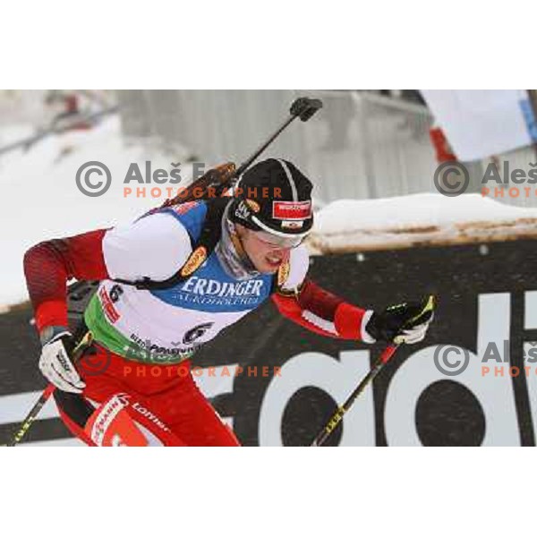 in action during E-on Ruhrgas IBU Biathlon world cup, 10km men sprint, 19.12.2009, Pokljuka, Slovenia 