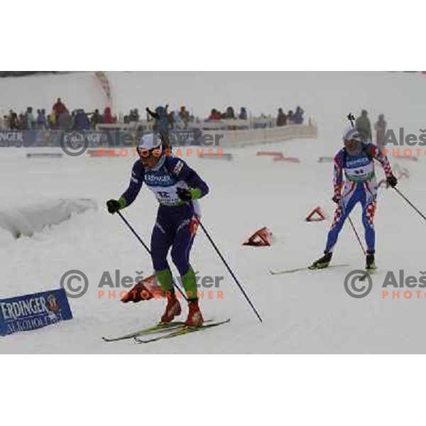 in action during E-on Ruhrgas IBU Biathlon world cup, 10km men sprint, 19.12.2009, Pokljuka, Slovenia 