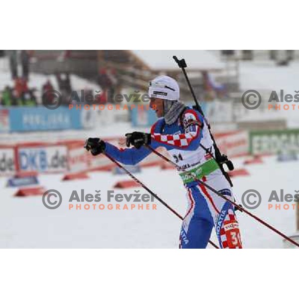 in action during E-on Ruhrgas IBU Biathlon world cup, 10km men sprint, 19.12.2009, Pokljuka, Slovenia 