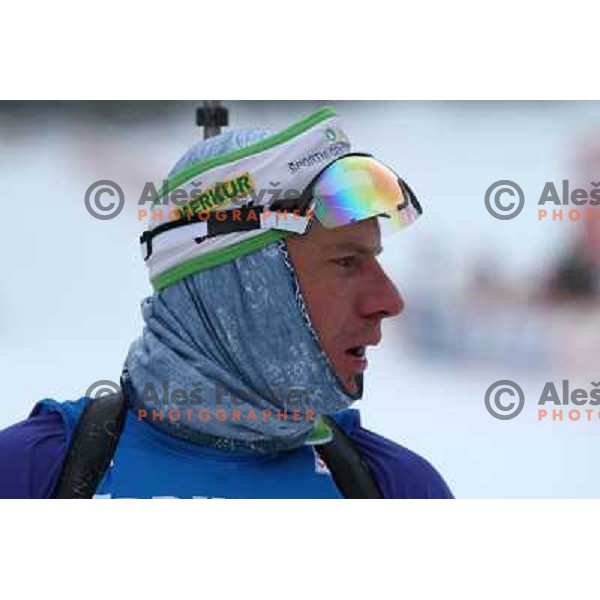 in action during E-on Ruhrgas IBU Biathlon world cup, 10km men sprint, 19.12.2009, Pokljuka, Slovenia 