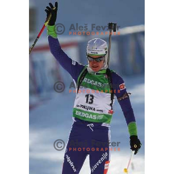 during E-on Ruhrgas IBU Biatlon World Cup, women 10km Pursuit, 20.12.2009, Pokljuka, Slovenia 
