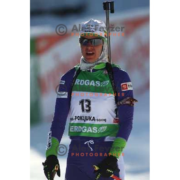 during E-on Ruhrgas IBU Biatlon World Cup, women 10km Pursuit, 20.12.2009, Pokljuka, Slovenia 