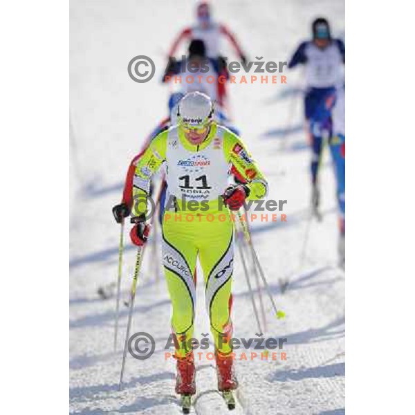 Majdic Petra at the 15km Classic Mass Start of the Cross-Country FIS World Cup, Rogla, Slovenia, 20.12.2009, 