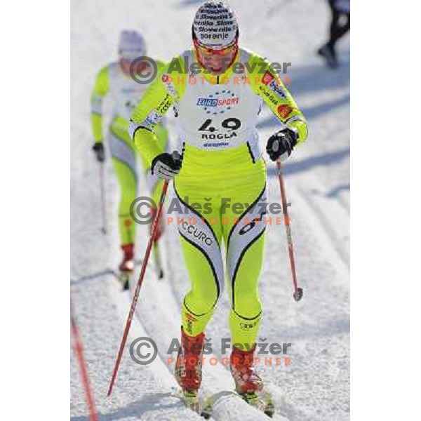 Fabjan Vesna at the 15km Classic Mass Start of the Cross-Country FIS World Cup, Rogla, Slovenia, 20.12.2009, 