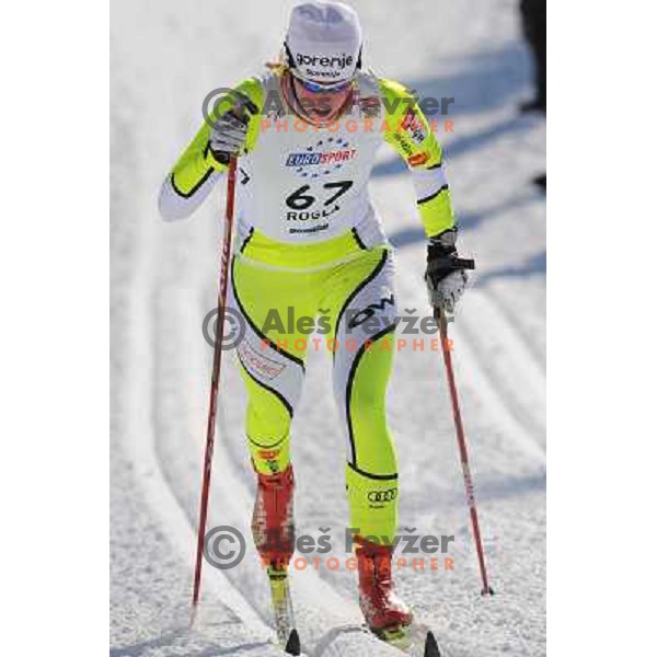Erzen Anja at the 15km Classic Mass Start of the Cross-Country FIS World Cup, Rogla, Slovenia, 20.12.2009, 
