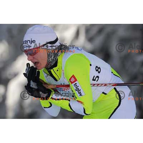 Benedicic Maja at the 15km Classic Mass Start of the Cross-Country FIS World Cup, Rogla, Slovenia, 20.12.2009, 
