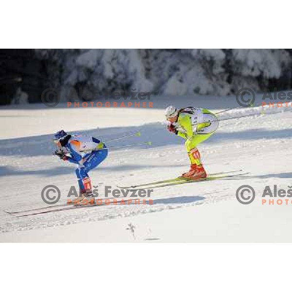 Majdic Petra at the 15km Classic Mass Start of the Cross-Country FIS World Cup, Rogla, Slovenia, 20.12.2009, 