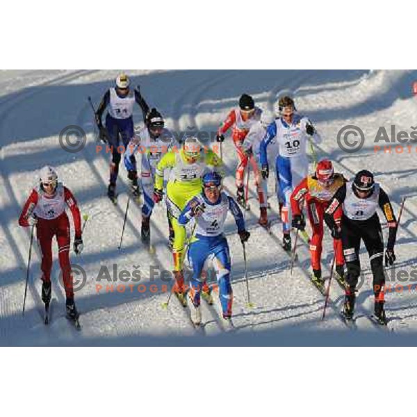 Majdic Petra at the 15km Classic Mass Start of the Cross-Country FIS World Cup, Rogla, Slovenia, 20.12.2009, 
