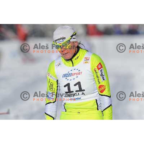 Majdic Petra at the 15km Classic Mass Start of the Cross-Country FIS World Cup, Rogla, Slovenia, 20.12.2009, 