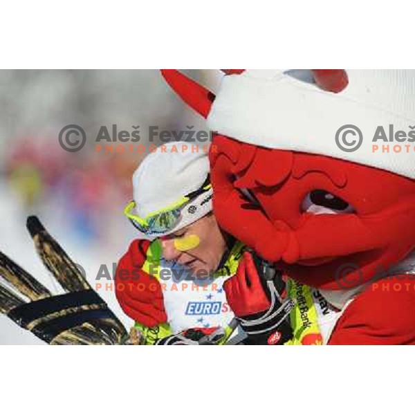 Majdic Petra at the 15km Classic Mass Start of the Cross-Country FIS World Cup, Rogla, Slovenia, 20.12.2009, 