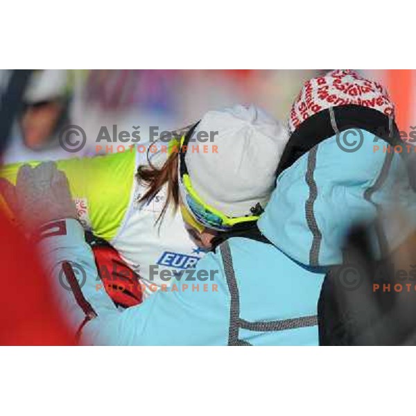 Majdic Petra at the 15km Classic Mass Start of the Cross-Country FIS World Cup, Rogla, Slovenia, 20.12.2009, 
