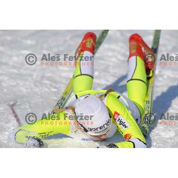 Erzen Anja at the 15km Classic Mass Start of the Cross-Country FIS World Cup, Rogla, Slovenia, 20.12.2009, 