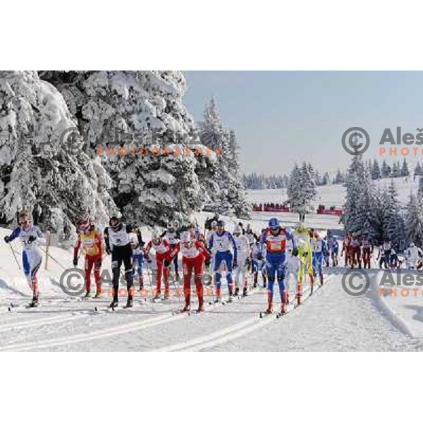 Majdic Petra at the 15km Classic Mass Start of the Cross-Country FIS World Cup, Rogla, Slovenia, 20.12.2009, 