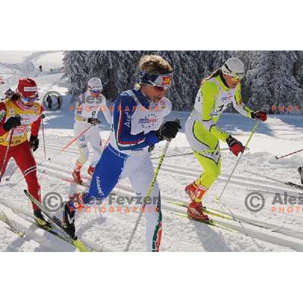 Majdic Petra at the 15km Classic Mass Start of the Cross-Country FIS World Cup, Rogla, Slovenia, 20.12.2009, 