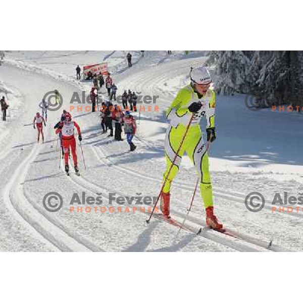 Benedicic Maja at the 15km Classic Mass Start of the Cross-Country FIS World Cup, Rogla, Slovenia, 20.12.2009, 