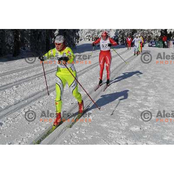 Fabjan Vesna at the 15km Classic Mass Start of the Cross-Country FIS World Cup, Rogla, Slovenia, 20.12.2009, 