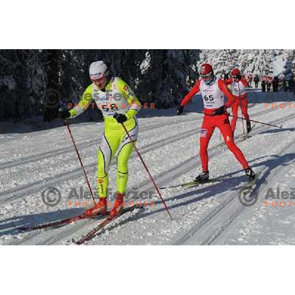 Benedicic Maja at the 15km Classic Mass Start of the Cross-Country FIS World Cup, Rogla, Slovenia, 20.12.2009, 