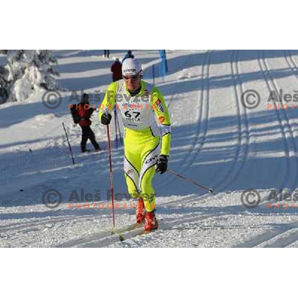 Potocnik Domen at the 30km Classic Mass Start of the Cross-Country FIS World Cup, Rogla, Slovenia, 20.12.2009, 
