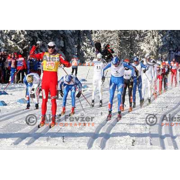 Northugg Peter at the 30km Classic Mass Start of the Cross-Country FIS World Cup, Rogla, Slovenia, 20.12.2009, 